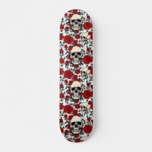 Cubierta Skull & Rosas Skateboard