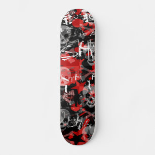 Cubierta Skull Star Splatter Skateboard