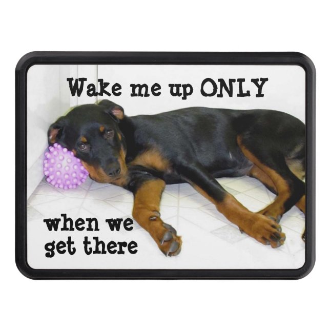 Cubierta soñolienta del tirón de Rottweiler (Anverso)