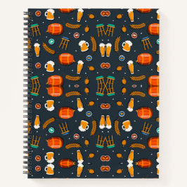Cubiertas de cuaderno con un patrón juguetón y col