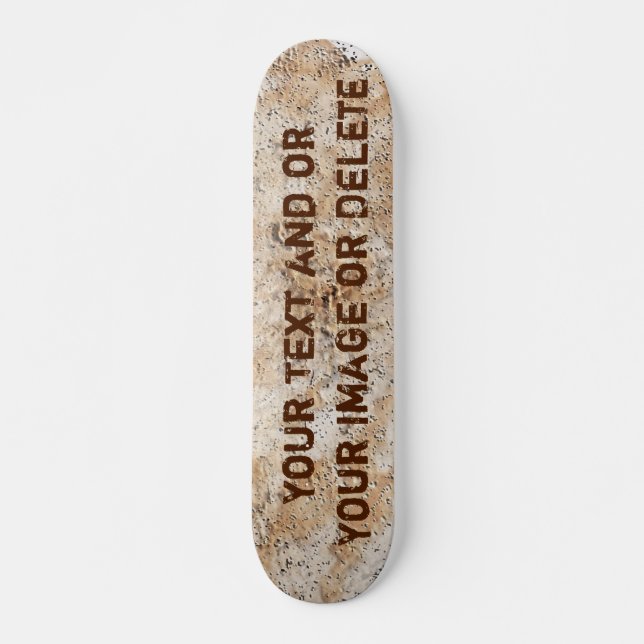 Cubiertas de SkateBoard Personalizadas, tu TEXTO e (Anverso )
