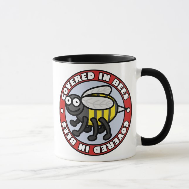 Cubierto en taza de las abejas 2 (Derecha)