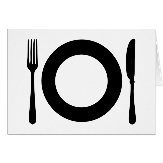 Cubiertos - placa (Anverso (Horizontal))