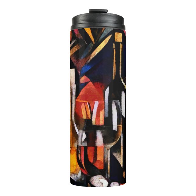 Cubism Wine Themem: Botellas y uvas (Anverso)