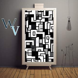 Cubismo Arte blanco y negro