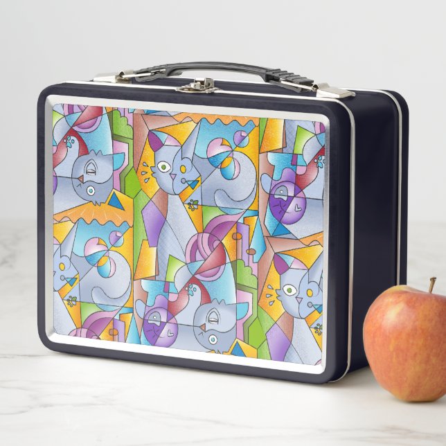 Cubist Cats - The Mininos (In situ)