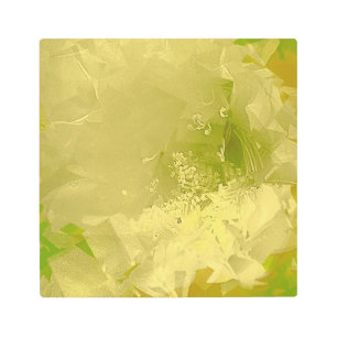 Cubista verde claro de la pared del arte de la