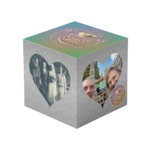 Cubo 15.º aniversario de Crystal Boda