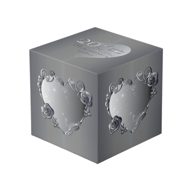 Cubo 20.ª Rosa Platinum (Angulo Anverso)
