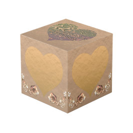 Cubo 22.º Boda Aniversario Coppery Plum Cube