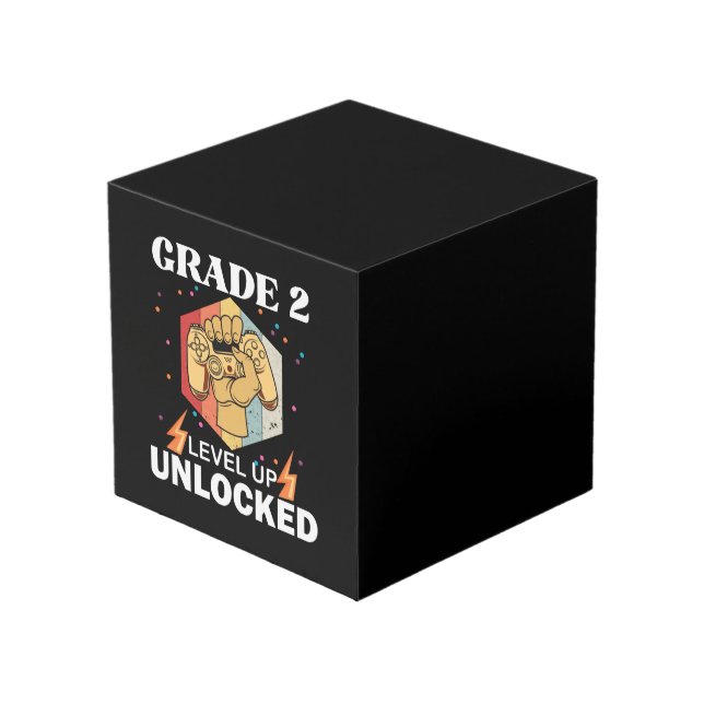 Cubo 2nd Grade Unlocked Level Up Back To School First (Angulo Anverso)
