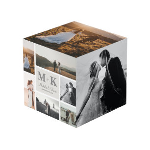 Cubo 6 Collage de Bodas de fotografía Keepsake