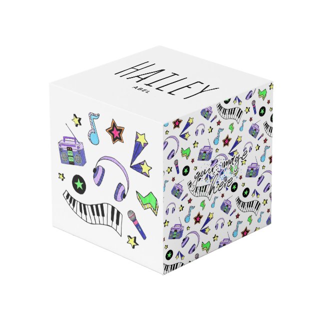 Cubo Activar la música (Angulo Anverso)