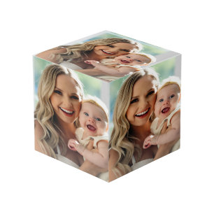 Cubo Agregar foto de bebé personalizar personalizado