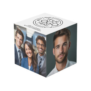 Cubo Añadir el logotipo corporativo moderno Minimalista