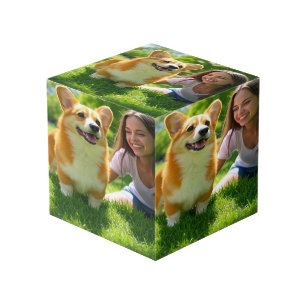 Cubo Añadir Personalizar Mascota de foto personalizada