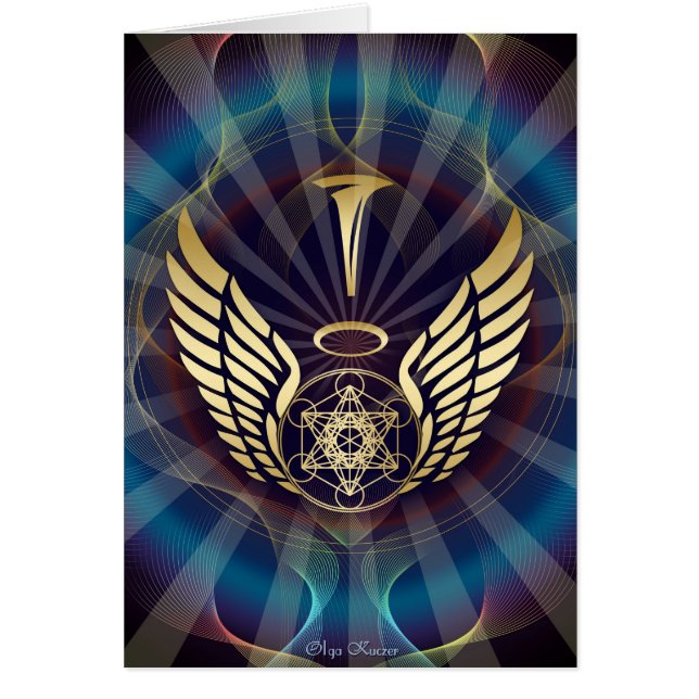 Cubo angelical de Merkaba-Metatron (Frente)