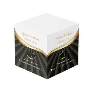 Cubo Aniversario Religioso de Bodas de Oro 50
