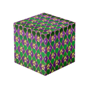 Cubo Antecedentes de joyas Mardi Gras