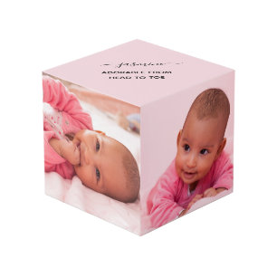 Cubo Baby Photo Cube Adorable de cabeza a pie