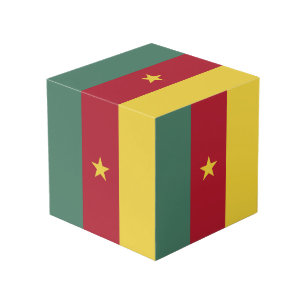 Cubo Bandera de Camerún