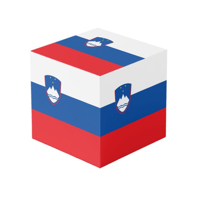 Cubo Bandera de Eslovenia (Angulo Anverso)