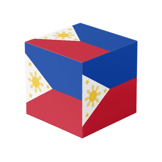 Cubo Bandera de Filipinas (Angulo Anverso)