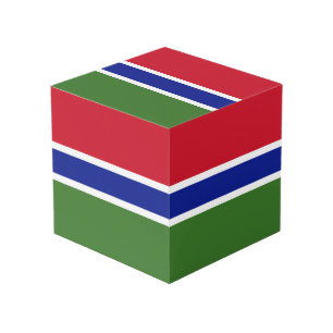 Cubo Bandera de Gambia