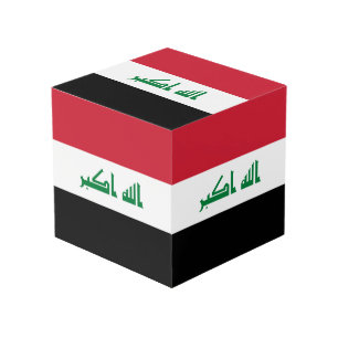 Cubo Bandera de Iraq