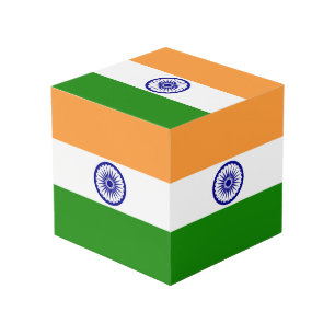 Cubo Bandera de la India
