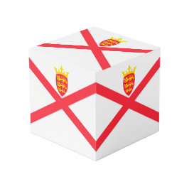 Cubo Bandera de la Isla de Jersey
