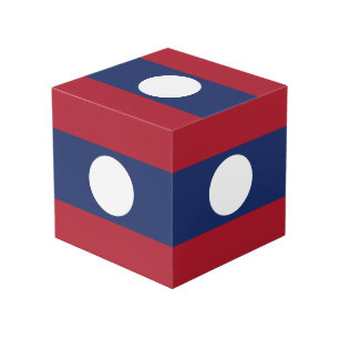 Cubo Bandera de Laos
