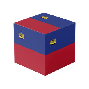 Cubo Bandera de Liechtenstein