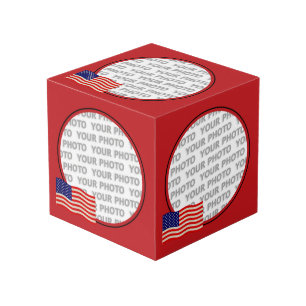 Cubo Bandera de los Estados Unidos de América - gruñido