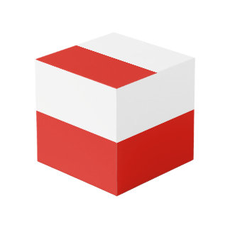 Cubo Bandera de Polonia