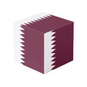 Cubo Bandera de Qatar