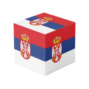 Cubo Bandera de Serbia
