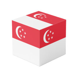 Cubo Bandera de Singapur