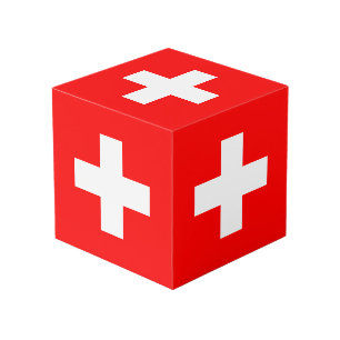 Cubo Bandera de Suiza