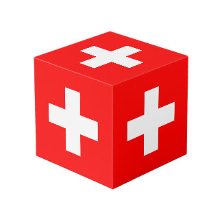 Cubo Bandera de Suiza