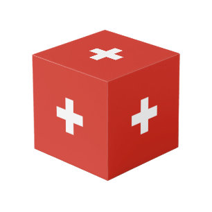 Cubo Bandera de Suiza