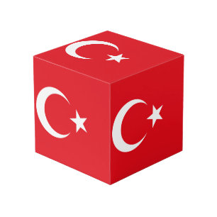 Cubo Bandera de Turquía