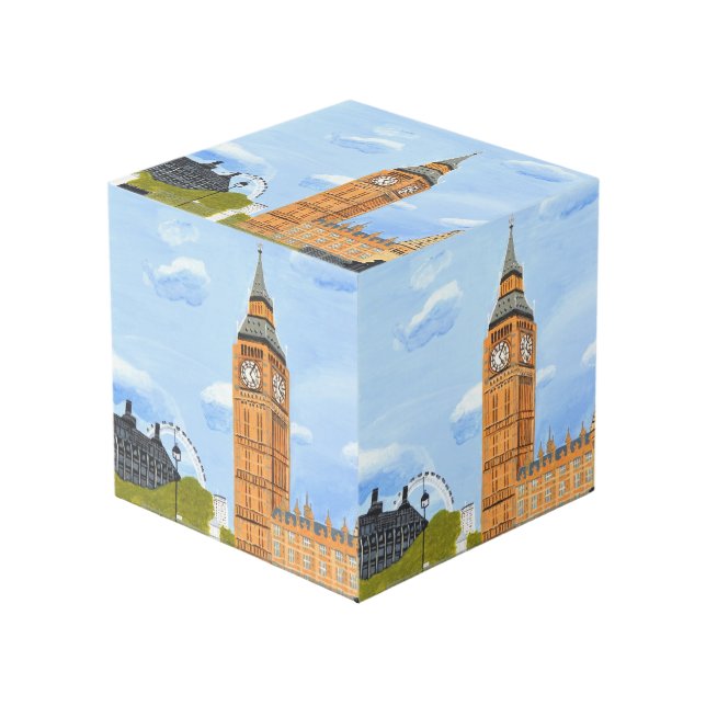 Cubo Big Ben Londres (Angulo Anverso)