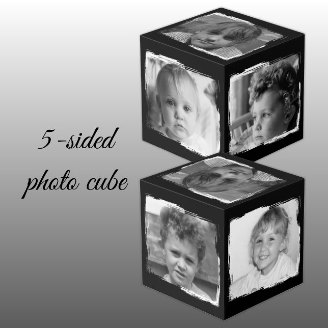 Cubo Black white 5 family pictures photo (Subido por el creador)