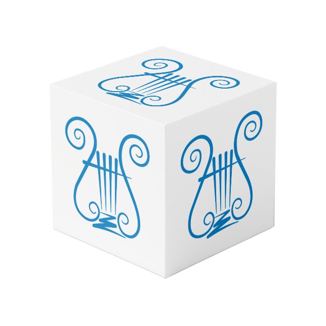 Cubo Blue Lyre (Angulo Anverso)