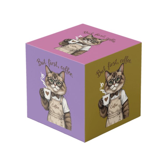 Cubo But First, Coffee Cat