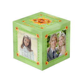 Cubo Caja anaranjada deliciosa del Brag de la abuela de