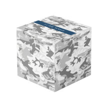 Camuflaje gris de nieve en invierno Tu nombre pers