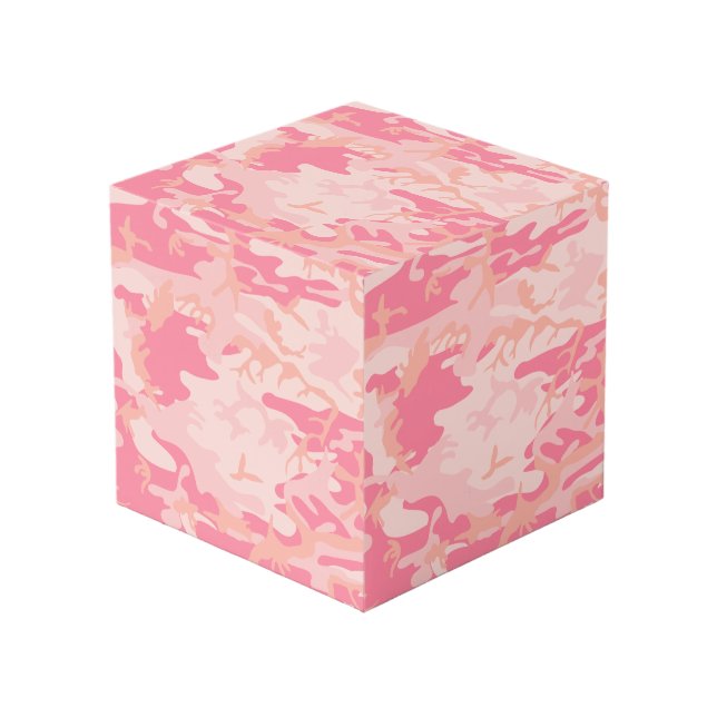 Cubo Camuflaje rosa, ejército, ejército (Angulo Anverso)