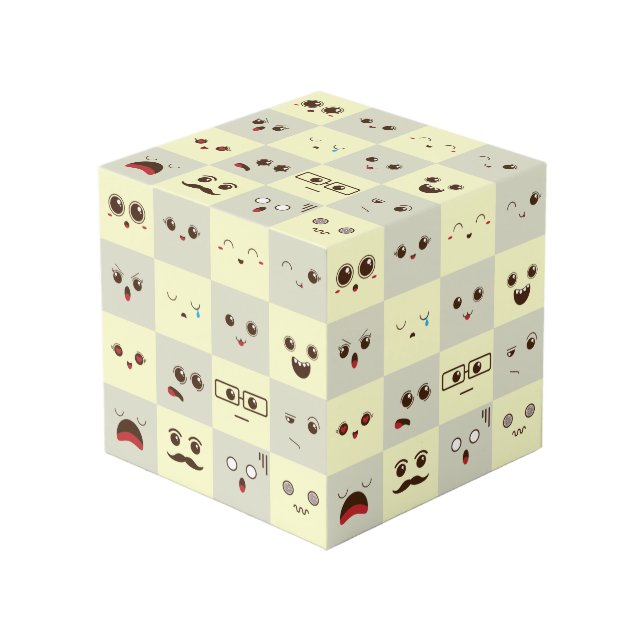 Cubo Cara bonita (Angulo Anverso)